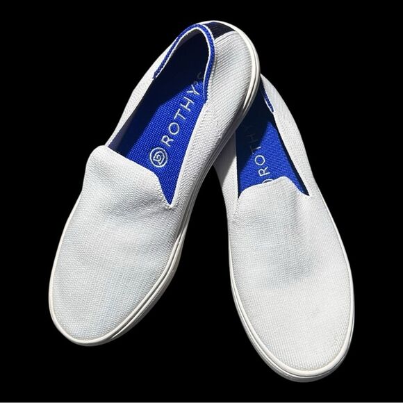 Rothy's Shoes - Rothy's The Original Slip On Sneaker Sz 7 Washable White Knit Casual Shoe